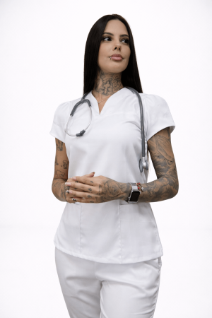 Jaleco Brenna Branco